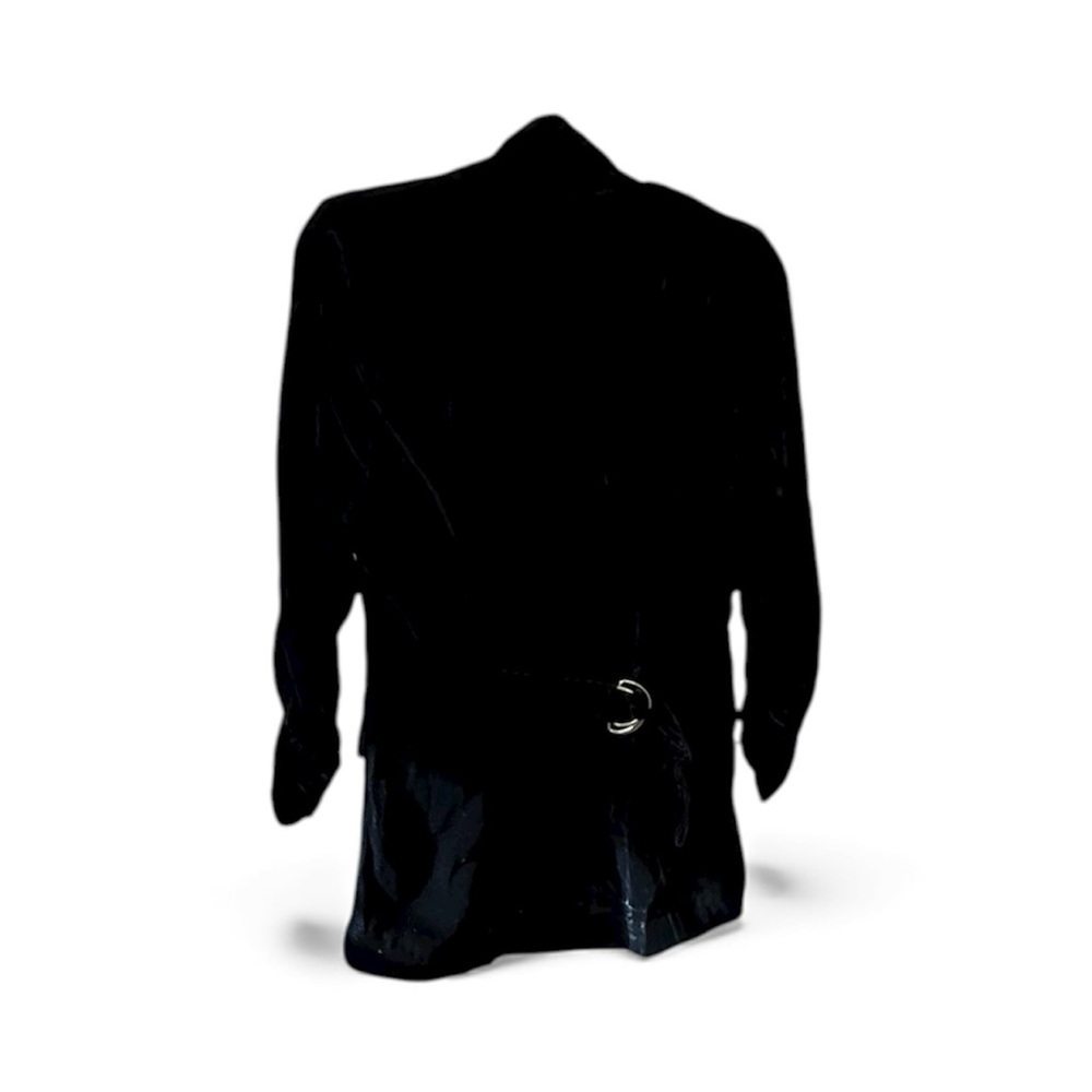 VELVET 🖤 HEART Elegant Luxe Black Velvet Blazer - Picture 7 of 13